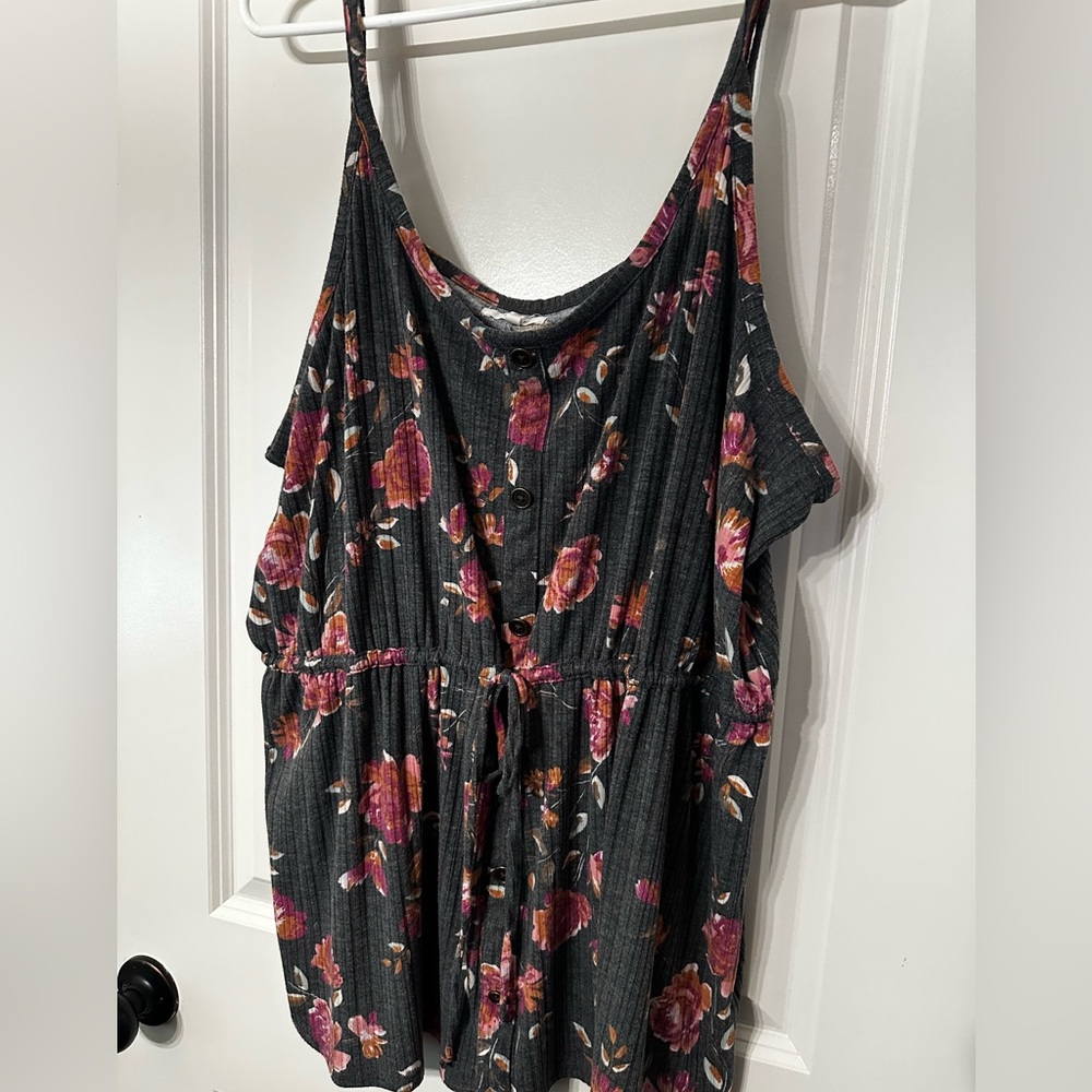 Floral Tank Blouse